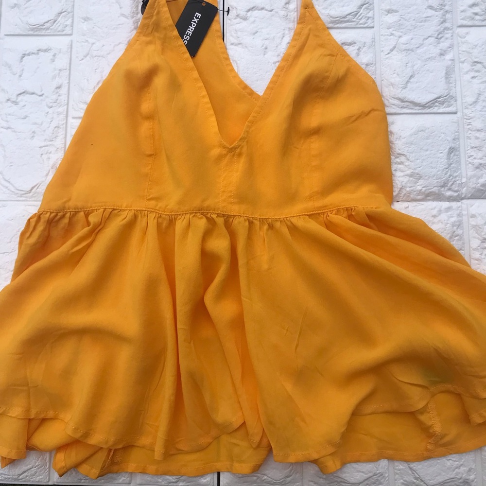 NEW Express Yellow Halter